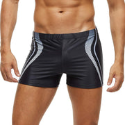 Men's Boxer Shorts S-XL Lined with Drawstring Adjustable Comfortable - Gray Stripe
