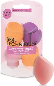 Miracle Complexion Sponge (Pack Of 4), Orange, 4 Sponges - Miracle Complexion Sponge Set