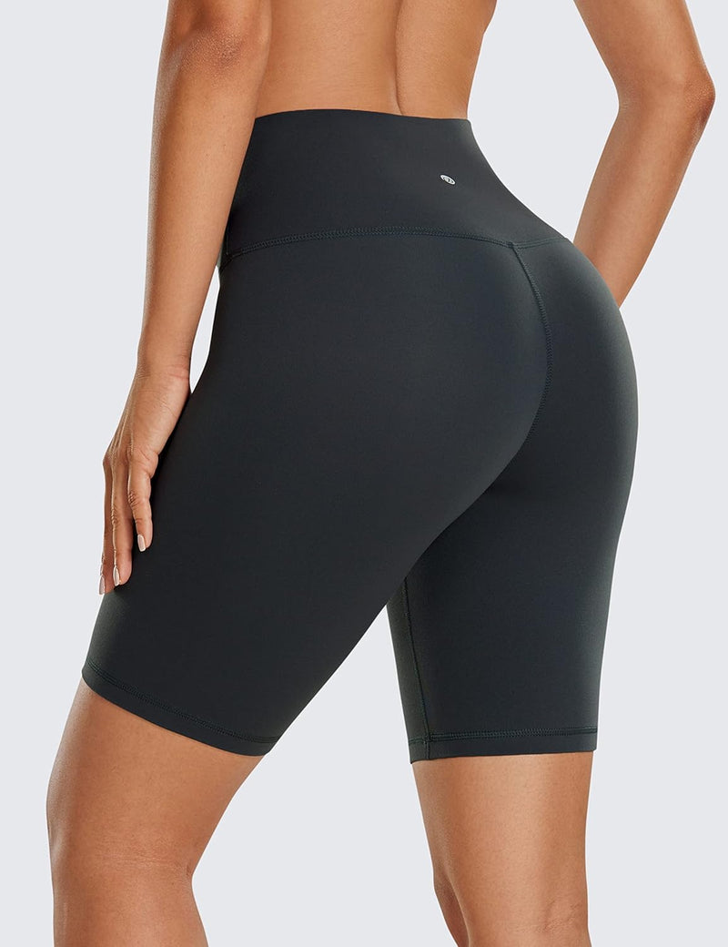 CRZ YOGA Womens Butterluxe Biker Shorts 8 "- High Waisted Workout Running Volleyball Spandex Yoga Shorts