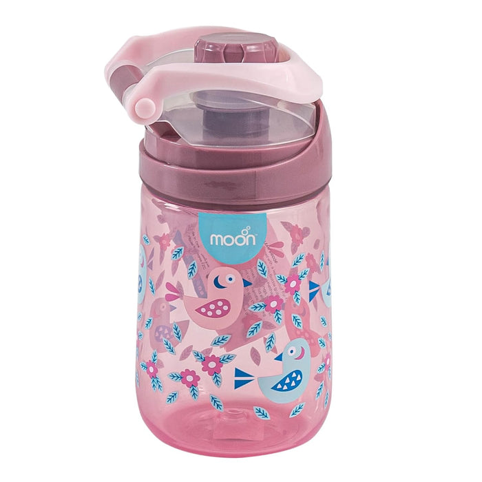 The Moon Brand Kids Water Bottle Portable 410ml for Indoor & Outdoor Activities: TravelPicnicsHikingschoolsports Spill ProofBreak ResistantBPA Free Dishwasher Safe, OdorFree ? Blue