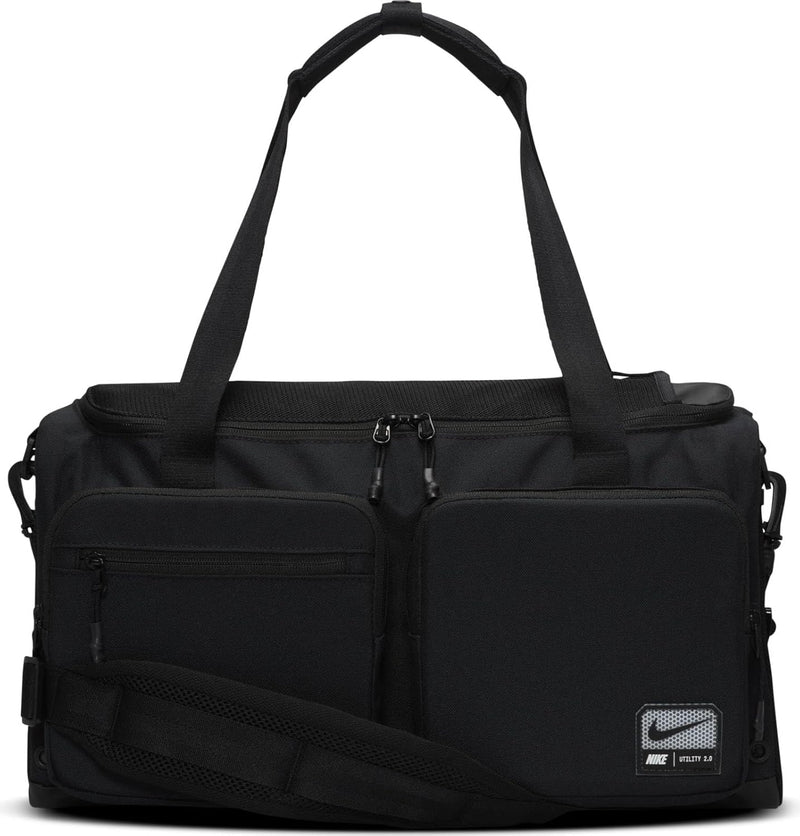 Nike Utility S Power - 2.0 Duffel Bags For Mens Black/Black/(White) Misc
