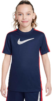 Unisex Kids Dri-FIT Trophy 23 Short Sleeve Graphics Dri-FIT Older Kids' Short Sleeve Top (pack of 1) - MIDNIGHTNAVYUNIVERSITYREDWHITE