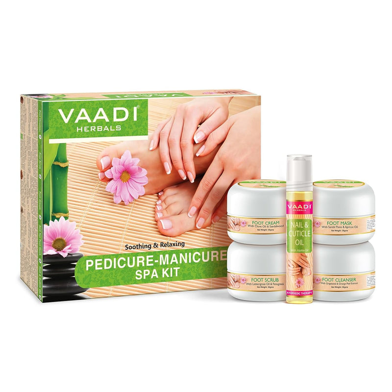 Vaadi Herbals Organic Pedicure Manicure Spa Kit