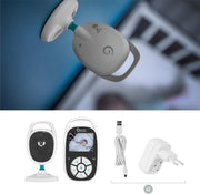 Babymoov YOO-See video baby monitor, 2.4 inch display, night vision, zoom function, intercom function, VOX function