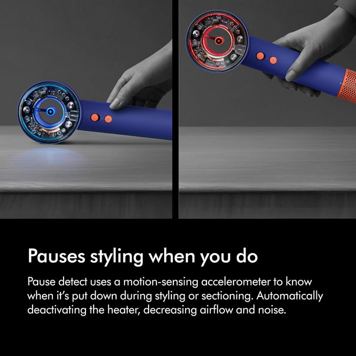 Dyson Special edition Supersonic Nural™ hair dryer in Strawberry bronze and blush pink designed Presentation