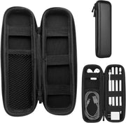 Hard Shell Pen Case EVA Small Pencil Case Durable Multifunctional Waterproof Black Zipper Stylus Executive Pens Data Cables