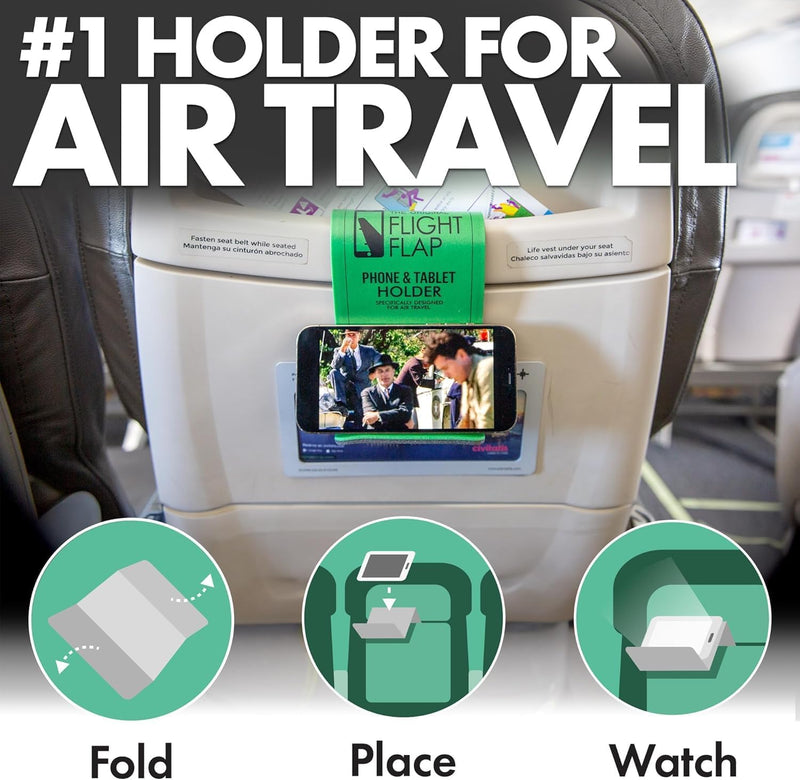 Phone & Tablet Holder Designed for Air Travel Stand and Kindle Devices - multicolour