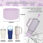tewiaii 6 PCS Use for Stanley Cup Tumbler Accessories 40oz 30oz,Compatible with Stanley Cup Tumbler Water Bottle Handle Sling Strap for Carrying (Purple)