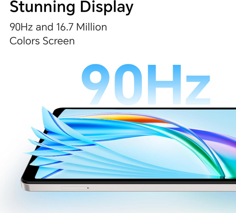 Pad X7 8.7" Wi-Fi Tablet, 4GB RAM 128GB Storage, 90Hz Display, Snapdragon 680, Android 15, Gray with Cover Case (UAE Version)