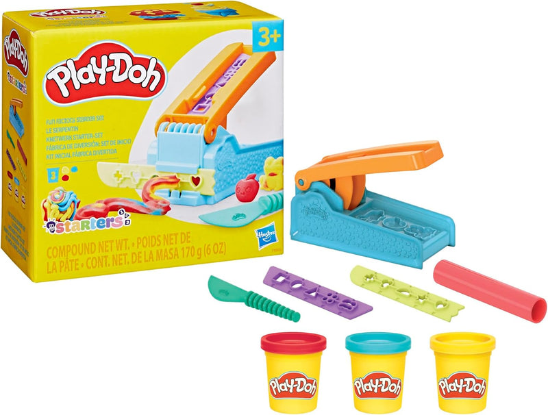 Play-Doh Rainbow Swirl Ice Cream Playset with 7 Pretend Play Kitchen Accessories, Arts and Crafts Toys for 3 Year Old Girls and Boys and Up - M Fun factory playset