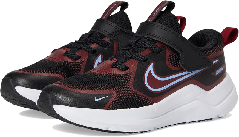 Cosmic Runner PS unisex-child LACED SHOES - BLACK/ALUMINUM-TEAM RED