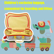 Kids Luggage - Toddler Suitcase with Wheels for Girls, Ride On Suitcase (Ice Cream)