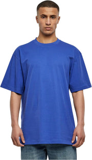 mens Tall Tee Oversized T-Shirt Oversized Short Sleeves T-Shirt with Dropped Shoulders, 100% Jersey Cotton (pack of 1) - Royal
