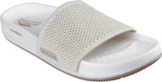 On-the-go Arch Fit Hyper Slide W/Heather Knit womens Slide Sandal - Natural