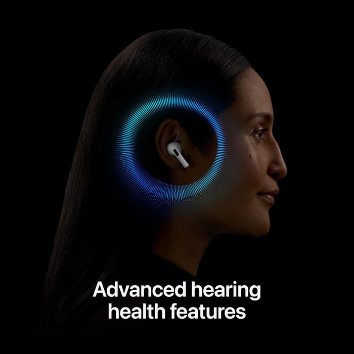 Apple AirPods Pro 2 Wireless Earbuds, Bluetooth Headphones, Active Noise Cancellation, Hearing Aid Feature, Transparency, Personalized Spatial Audio, High-Fidelity Sound, H2 Chip, USB-C Charging