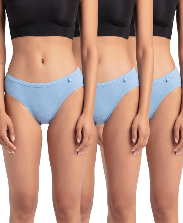 Women 1410_Pack of 3 Panty (pack of 3) - Light Plain Assorted