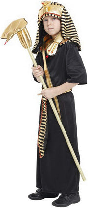 Brcus Boys Kids Egyptian Pharaoh Halloween Cosplay Costume Tunic Role Play Dress up