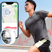 Riversong Smart Ring with Nano Ceramic Design, 24/7 Heart Rate & Sleep Monitor, SP02 Tracking, Activity & Calories Tracking, 3-Day Battery, IP68 Water Resistant, Compatible with iOS & Android
