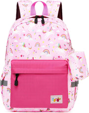 unisex-child Preschool Backpack, Little Kid Backpacks for Boys and Girls With Chest Strap Luggage- Kids Luggage - Unicorn Pink