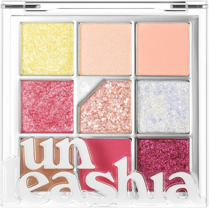 Glitterpedia Eye Palette Eye ShadowEye MakeupPoint Makeup VeganCosmeticsKorean CosmeticsDailymatteglittershimmerpearldailypartysparkling (N1 All of Glitter) - Peach