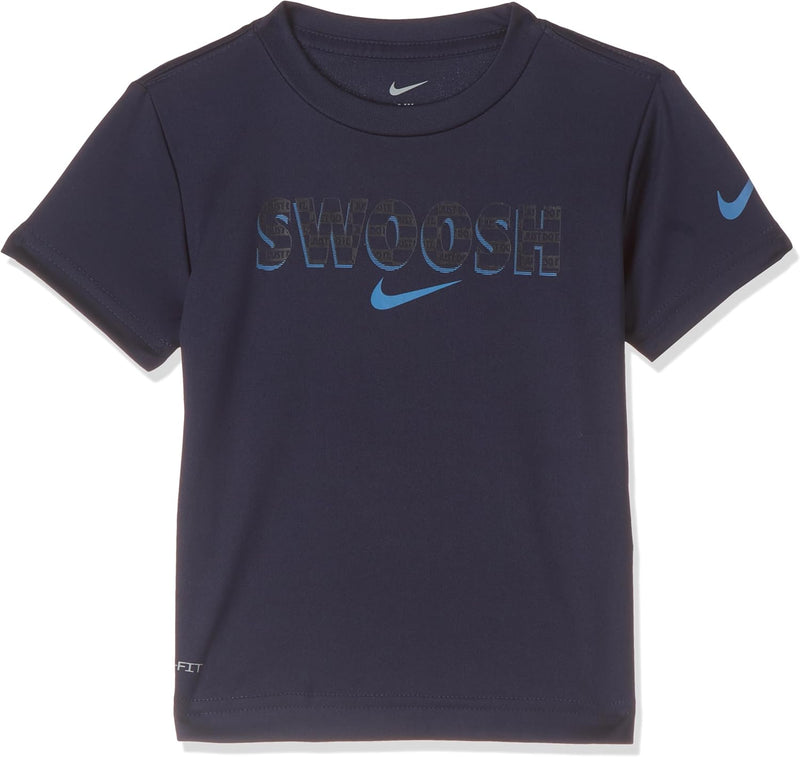 Unisex Kids NKB JJ SWOOSH TEES AND T-SHIRTS - MIDNIGHT NAVY