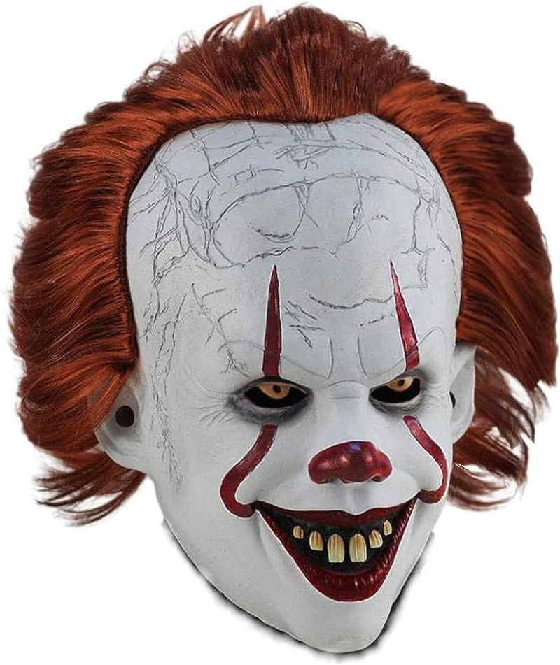 GGEROU Michael Myers Mask, Latex Horror Scary Mask, Halloween Cosplay Masquerade Mask for Party, Men and Women - B