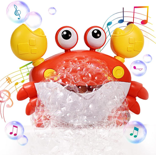 Deejoy Crab Bubble Bath Maker for The Bathtub,Blows Bubbles and Plays 12 Childrens Songs,Sing-Along Bath Bubble Machine Baby, Toddler Kids Toys Makes Great Gifts for 3 Years Girl Boy - Modern