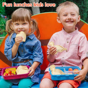 24-Piece Lunch Sandwich Cutter Set, Heart & Square Sandwich Shaper, DIY Vegetable & Fruit Shapes, Mini Cookie Cutters & Food Decorating Tools for Lunchboxes and Bento Containers