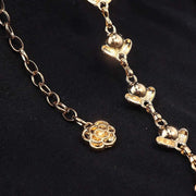 Chain Belt for Women Rhinestone Crystal Waist Belts Metal Waist Chain Metal Belt Women Girls Adjustable Body Link Belts Fashion Belly Jewelry for Jeans Dresses (Gold)