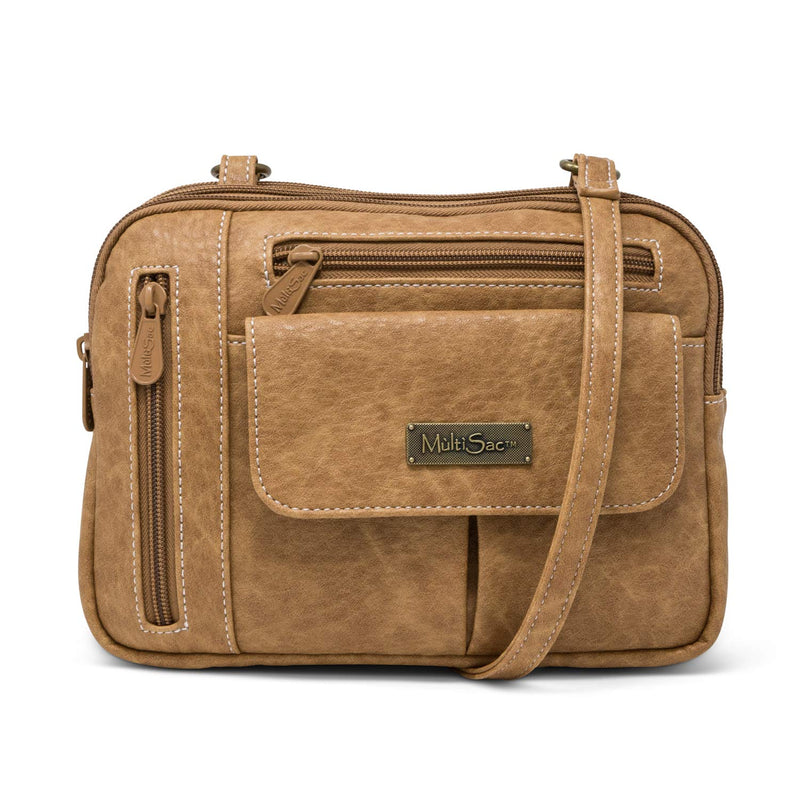 MultiSac Zippy Triple Compartment Crossbody Bag
