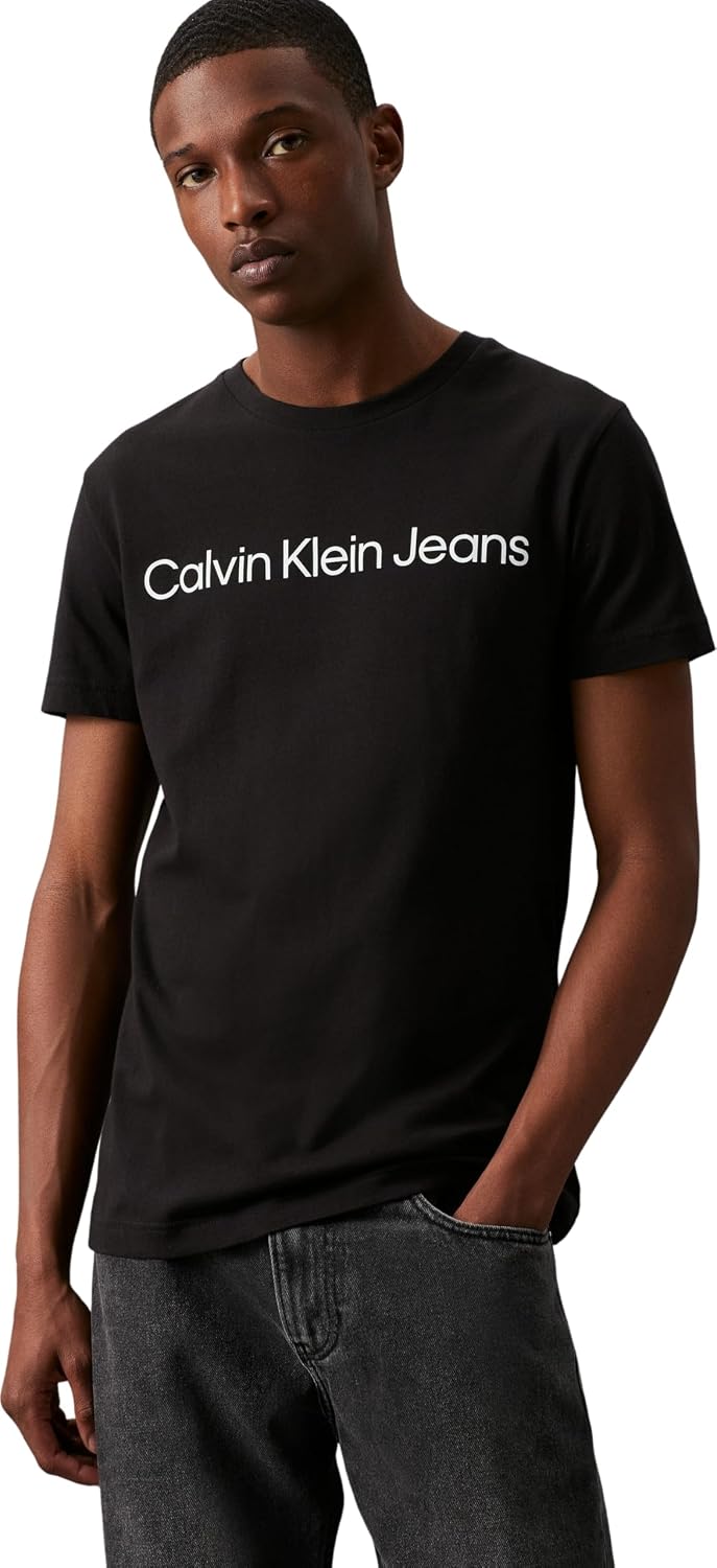 Jeans Womens Monogram Regular T-Shirt - Ck Black