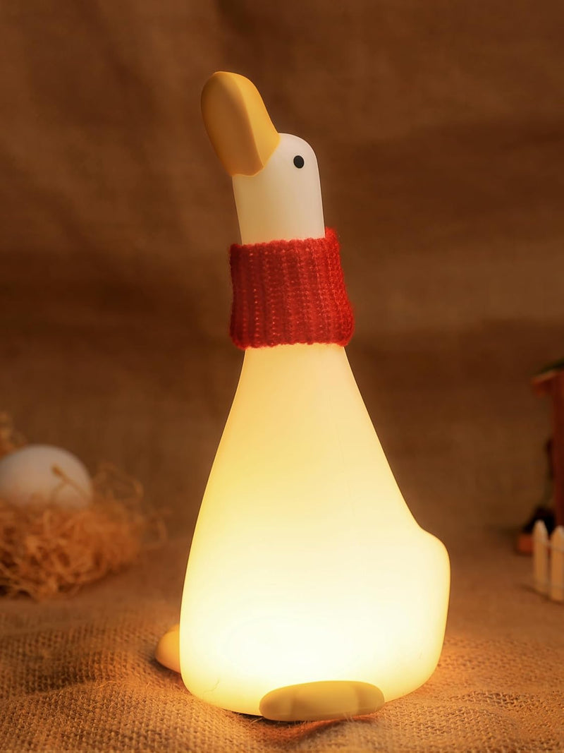 YuanDian Capybara Night Light, Cute Nursery Lamp for Kids, Girls, Women, Teen, and Babies. Decorate Kids' Bedroom with Adorable Silicone Capybara Nightlights - Style Dream Duck
