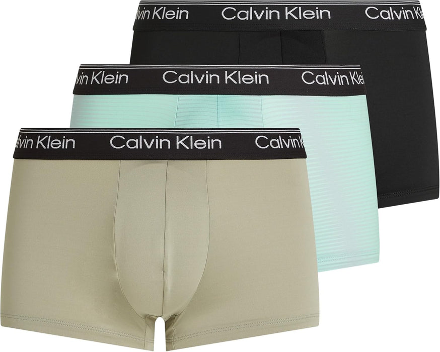 Calvin Klein Mens LOW RISE TRUNK 3PK Underwear Bottoms