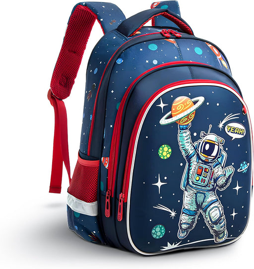 School Bag for Boys Girls, Children's Backpacks Large Primary School Backpack Ideal for Students of Age 2-6 Years for School Travel Outdoors for Toddler/Kids - Captain Astro