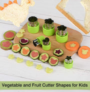 Sandwich Cookie Cutters Set, Dinosaur,Heart,Star,Mouse,Sandwich Knife Cookie Knife Vegetable Cutter Food Grade Cookie Mould.(12Pcs)