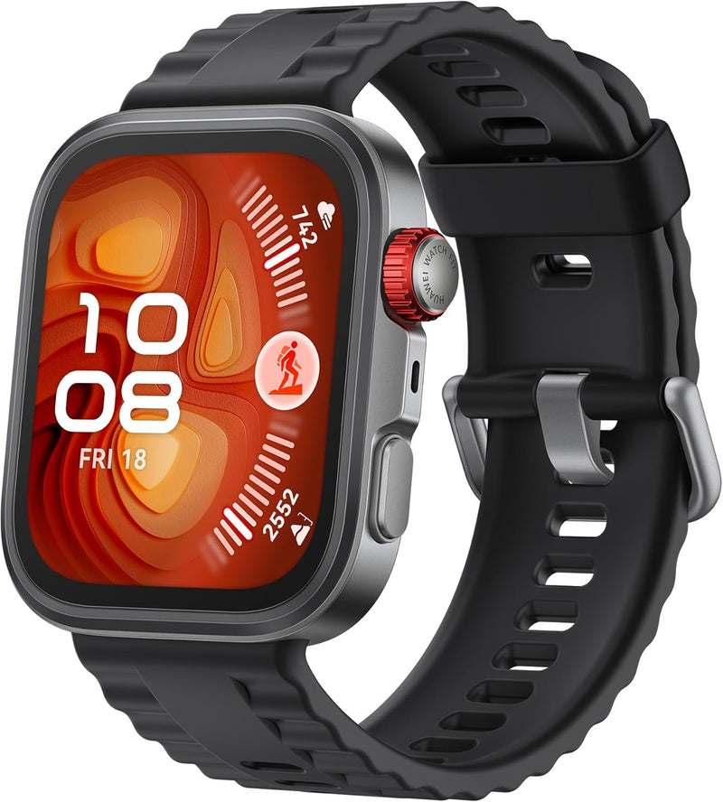 WATCH FIT4 Pro SmartWatch,1.82Display,Sapphire Glass, GPS for Pro-Level Outdoor Sports, ECG, upto 10Day BatteryLife,iOS&Android, Black +FREE Strap+Scale HuaweiCare+ Amazon Exclusive - Black FIT 4 Pro