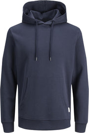 mens JJEBASIC SWEAT HOOD NOOS Sweatshirt (pack of 1) - Navy Blazer