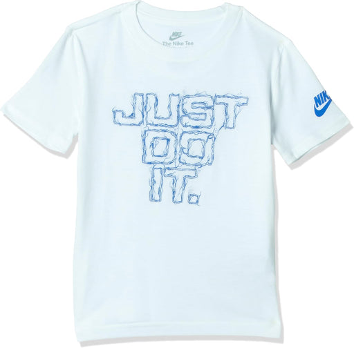 Unisex Kids Lightning Just Do It TEES AND T-SHIRTS (pack of 1) - WHITE