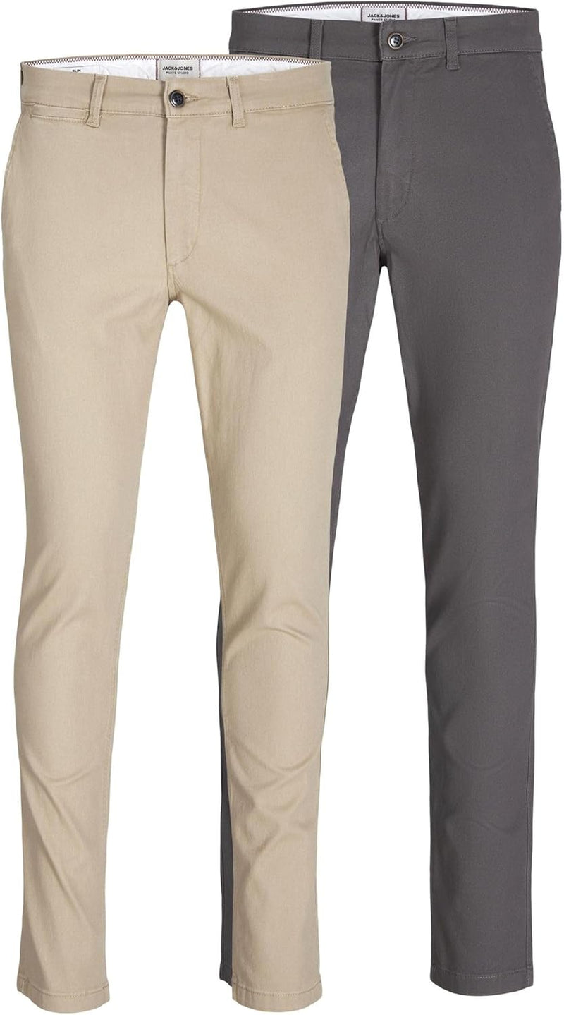 Men's Jjimarco Jjdave Sa 2 Pack Trouser (pack of 2) - Crockery