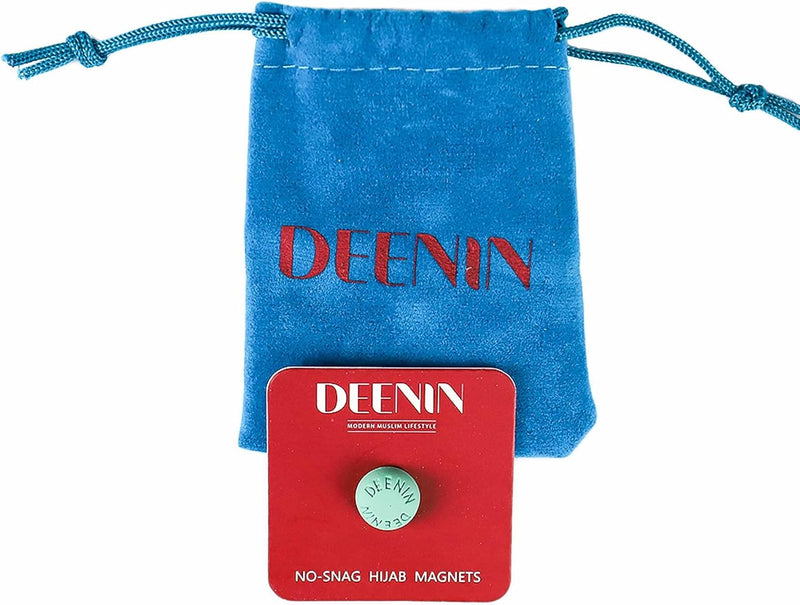DEENIN No-Snag Premium Hijab Magnets, Multi-Use, Strong, and Chic | Hijab Magnets, Refrigerator Magnets, Clothing Magnets (Pack of 6), Metal, no gemstone