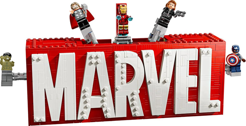 Marvel MARVEL Logo & Minifigures 76313