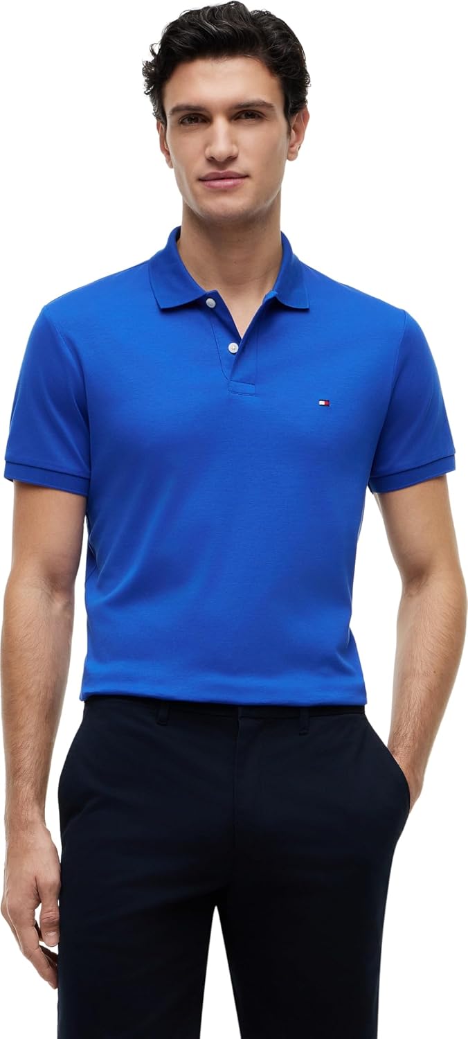 Mens LIQUID COTTON REG SE S/S Polo