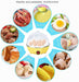 ECVV Multi-functional Electric Eggs Boiler Cooker Steamer Home Kitchen Use | 7 Egg Capacity Multifunction Electric Boiled Egg Maker Food Steamer | Random Color |