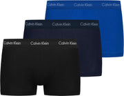 Men's 3P Low Rise Trunks (pack of 3) - Black/BlueShadow/CobaltWater DTM WB