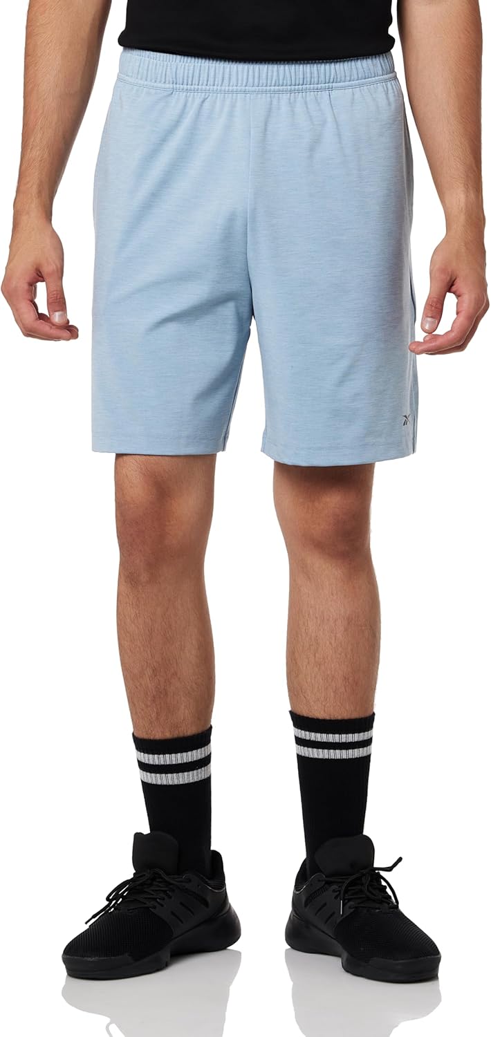 mens YOGA SHORT Shorts (pack of 1) - LEISURE BLUE MARL