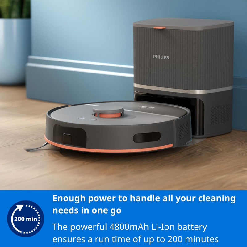 Philips HomeRun 5000 Series Vacuum and Mop Robot XU5100/11