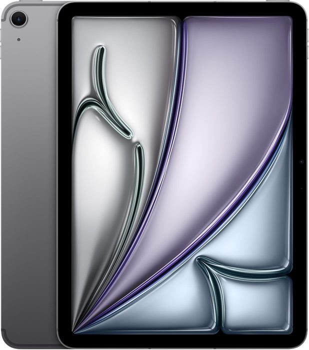 Apple iPad Air 11-inch with M3 chip Built for Apple Intelligence, Liquid Retina Display, 128GB, 12MP Front/Back Camera, Wi-Fi 6E, Touch ID, All-Day Battery Life — Space Gray