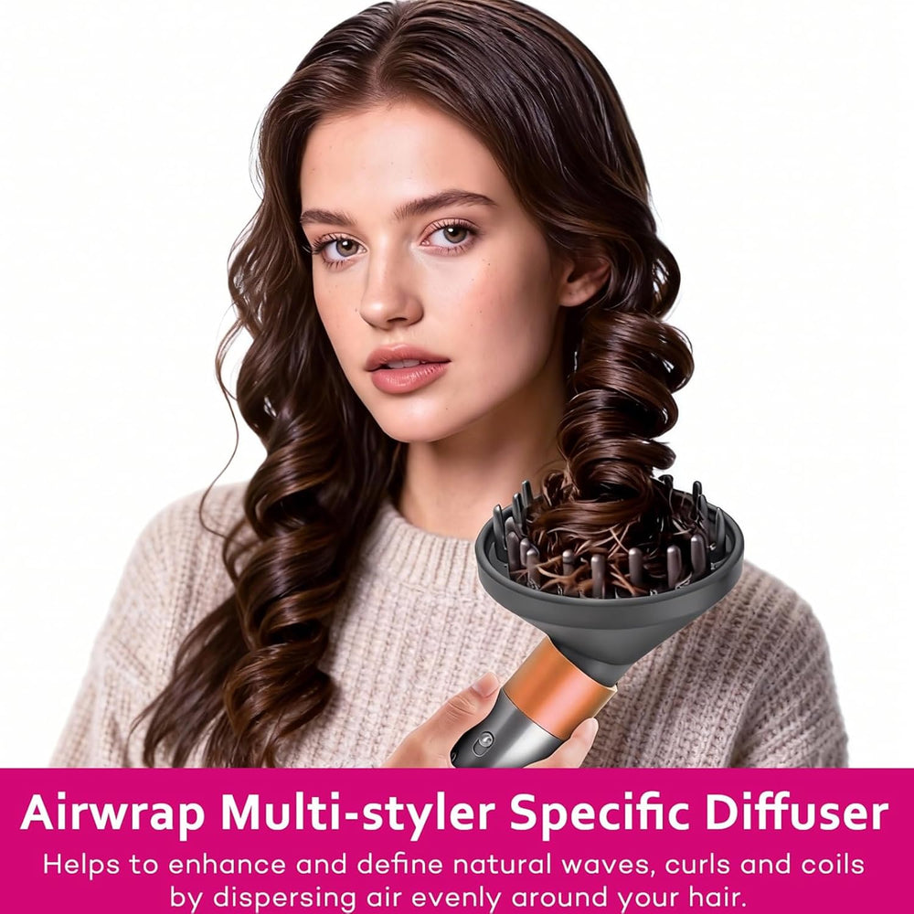 Upgraded Diffuser Nozzle for Dyson Curling Iron Converting for Dyson Airwrap Styler To Hair Dryer Diffuser Nozzle Attachment