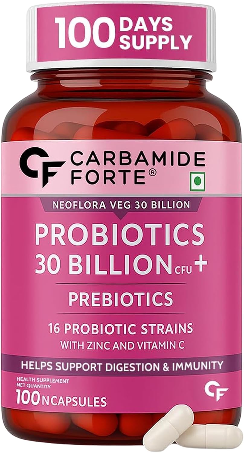 Pre and Probiotics for Women & Men Acidophilus Probiotics 50 Billion CFU Gut Health Supplements for Bloating 60 Digestion Supplement Capsules