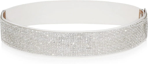 Wrap Belt, Women Sequins Belly Dance Hip Scarf Wrap Belt, Gold Coins Belly Dance skirt (Black) - White